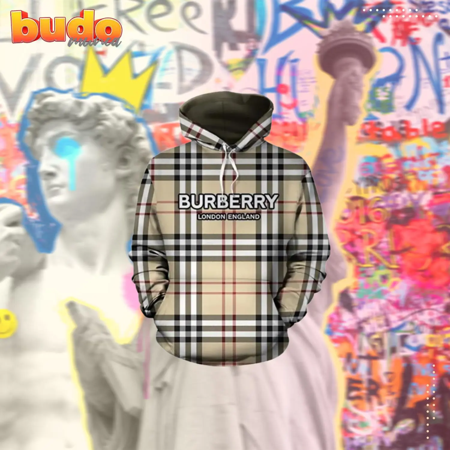 Burberry london england unisex hoodie for men women luxury brand clothing clothes outfit